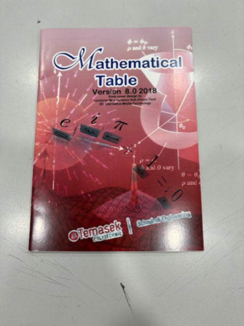 <14> Mathematical Table Version 8.0 2018
