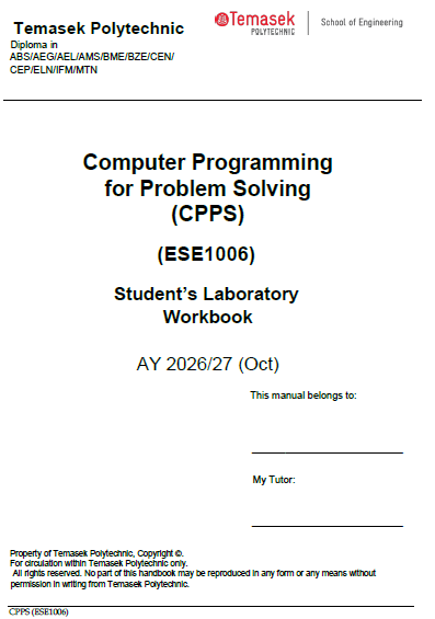 <15> Computer Programming for Problem Solving (CPPS)