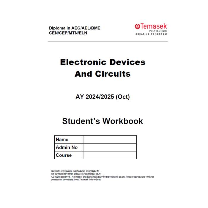 Electronic Devices & Circuit - (Workbook)