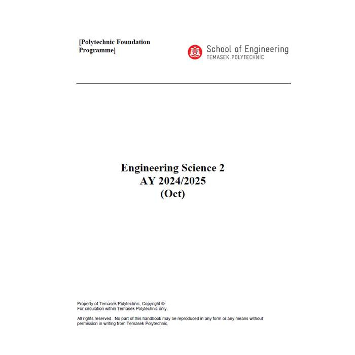 Engineering Science 2 - (Handbook)